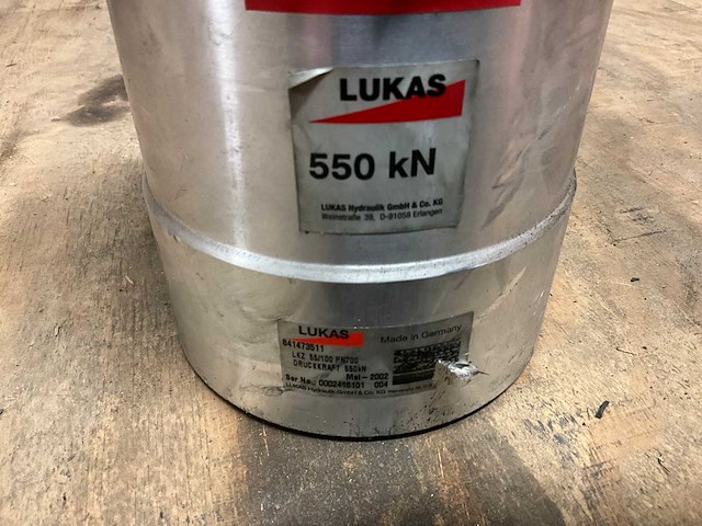 Lukas lkz 55/100 hydraulische cilinder - afbeelding 4 van  4