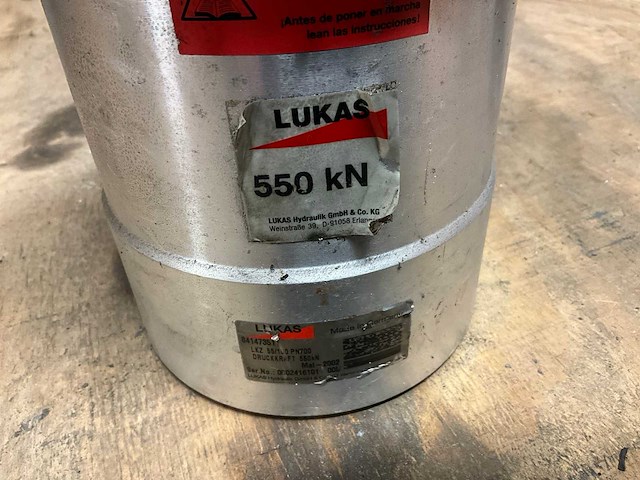 Lukas lkz 55/100 hydraulische cilinder - afbeelding 4 van  4