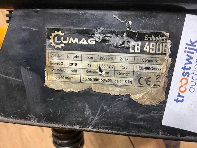 Lumag eb 4900 grondboor - afbeelding 6 van  6