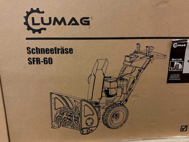 Lumag sfr-60 sneeuwfrees - afbeelding 1 van  3