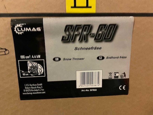 Lumag sfr-60 sneeuwfrees - afbeelding 3 van  3
