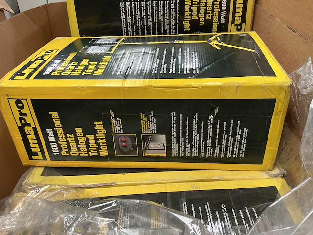 Lumapro halogeen tripod worklight (6x) - afbeelding 1 van  2