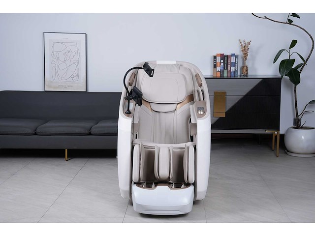 Lumaseat - massagestoel - melbourne - configuratie full option - wit - afbeelding 4 van  6
