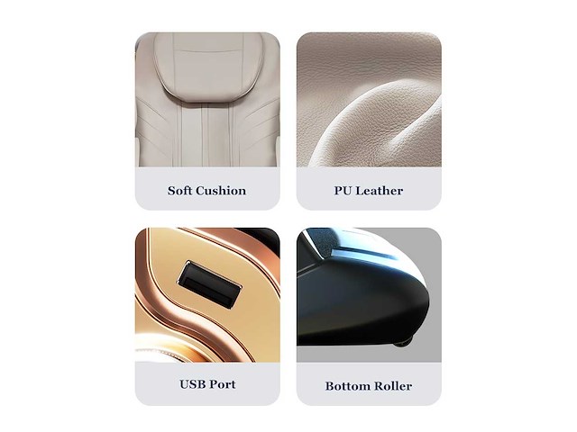 Lumaseat - massagestoel - victoria - wit - afbeelding 21 van  26