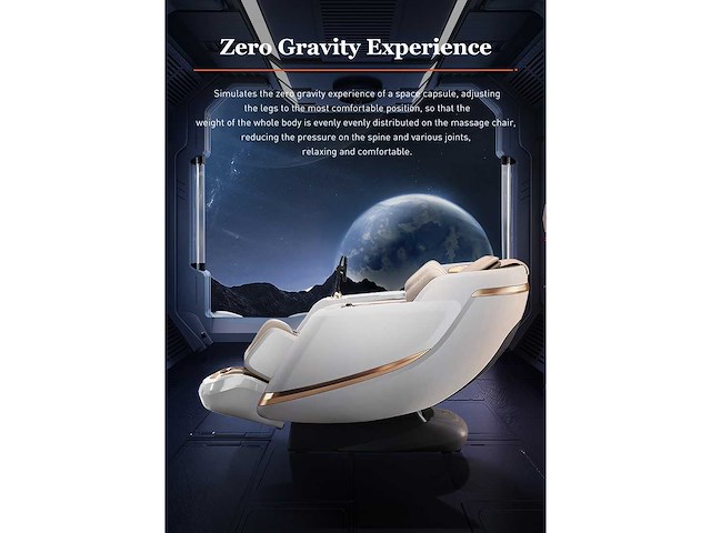 Lumaseat - massagestoel - victoria - wit - afbeelding 25 van  26