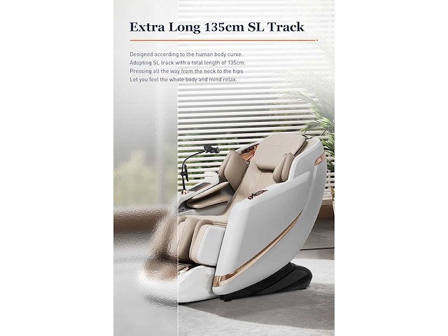 Lumaseat - massagestoel - victoria - wit - afbeelding 4 van  8