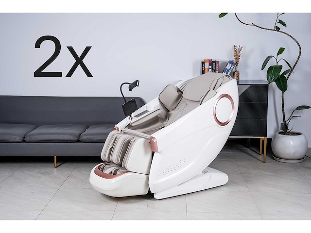 Lumaseat - sydney - massagestoel - wit (2x) - afbeelding 7 van  29