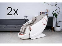 Lumaseat - sydney - massagestoel - wit (2x)