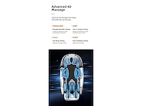 Lumaseat - tasmanië - blauw - massagestoel - afbeelding 16 van  28