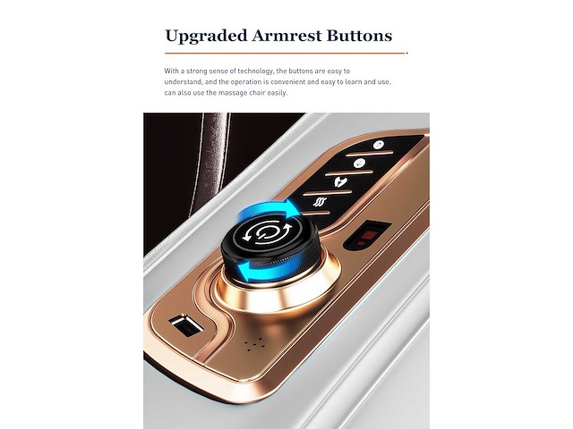 Lumaseat - victoria - massagestoel - wit - afbeelding 20 van  27