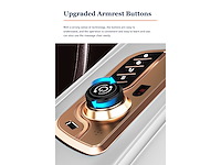 Lumaseat - victoria - massagestoel - wit - afbeelding 20 van  27