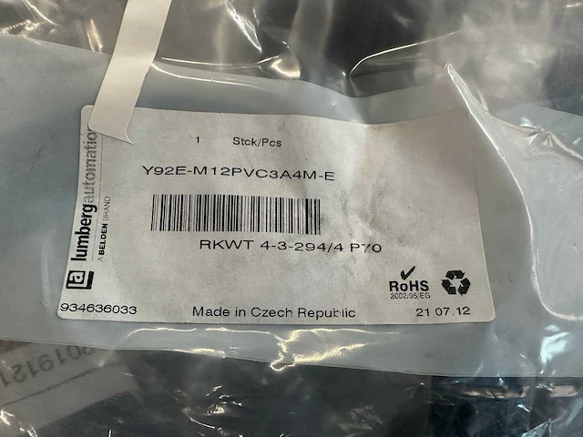 Lumberg - y92e-m12pvc3a4m-e - partij industriële m12 aansluit-/sensorkabels 200+ st - afbeelding 5 van  5
