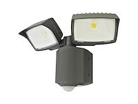 Lumiko hyb-pir-2x13w-ww 870815 led buitenverlichting met sensor - afbeelding 1 van  3