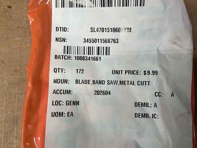 Lumina craftsman band saw blade (172x) - afbeelding 4 van  4