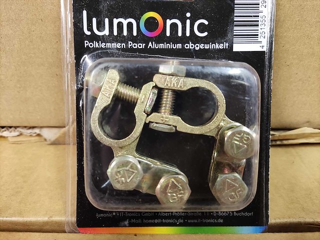 Lumonic - accu klemmem (300x) - afbeelding 1 van  2