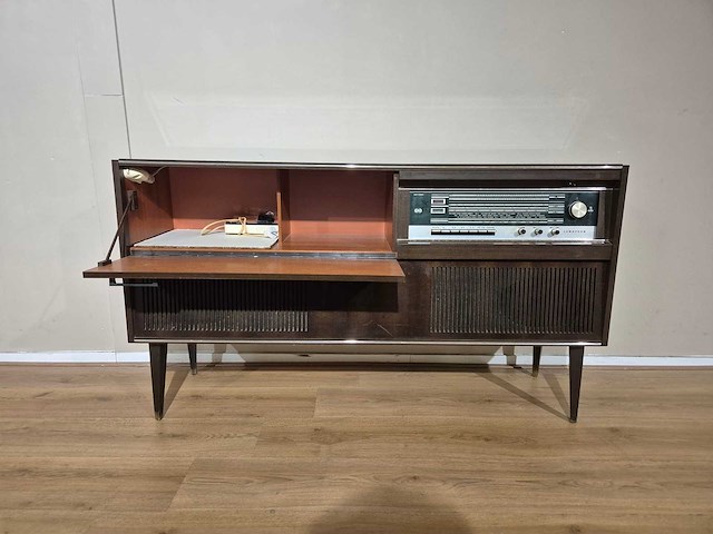 Lumophon - vintage - tv - audio meubel - tv cabinet - afbeelding 2 van  8