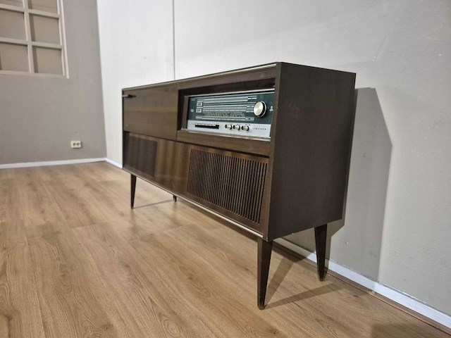 Lumophon - vintage - tv - audio meubel - tv cabinet - afbeelding 6 van  8