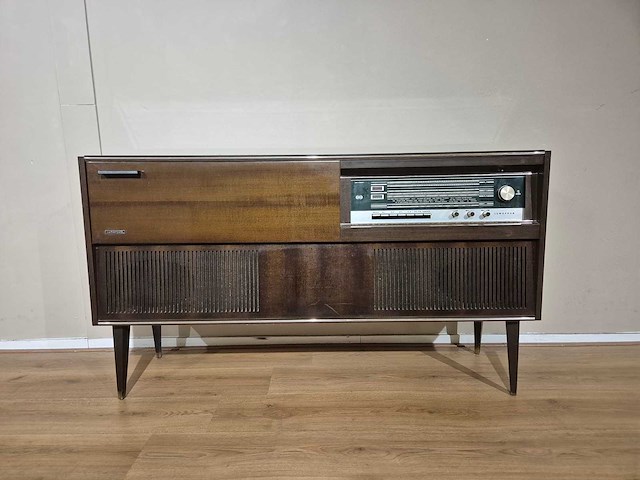 Lumophon - vintage - tv - audio meubel - tv cabinet - afbeelding 1 van  9