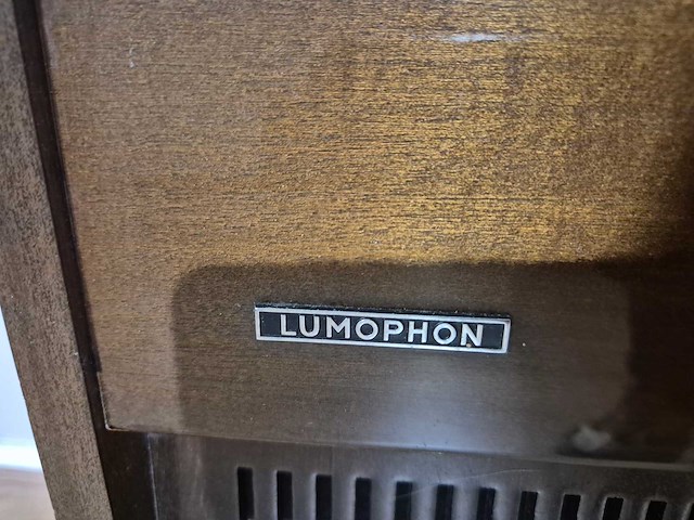 Lumophon - vintage - tv - audio meubel - tv cabinet - afbeelding 7 van  9