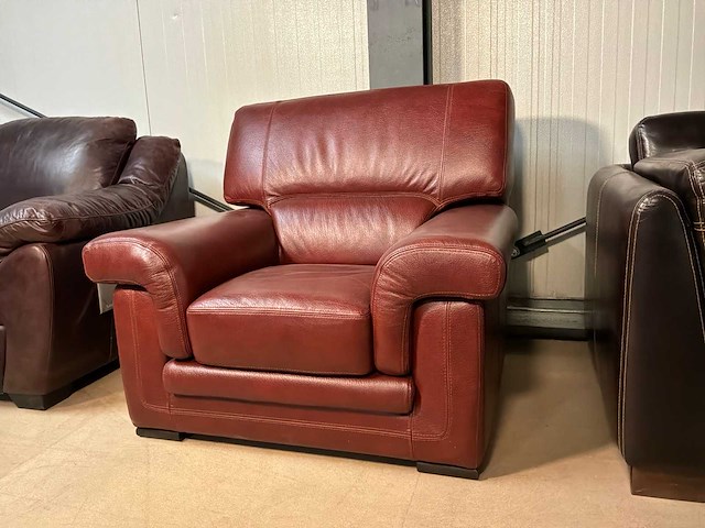 Luna leren fauteuil - afbeelding 4 van  8