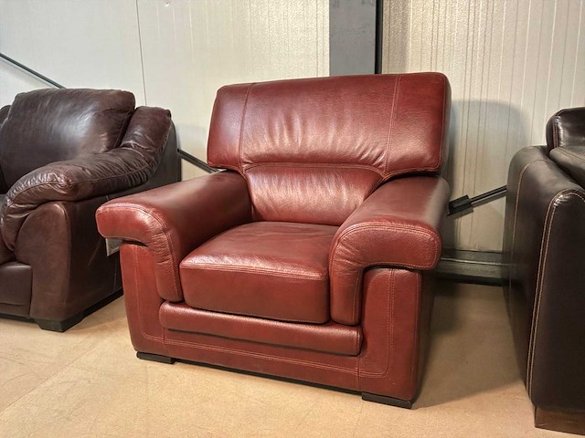 Luna leren fauteuil - afbeelding 5 van  8