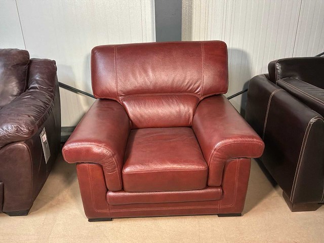 Luna leren fauteuil - afbeelding 7 van  8