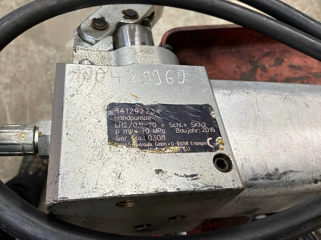 Lunas lh2/0,9-70 hydraulische handpomp (2x) - afbeelding 5 van  6