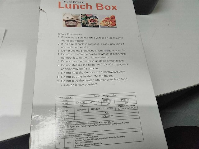 Lunchbox met verwarm en warmhoud functie. (6x) - afbeelding 6 van  7