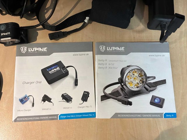 Lupine betty r / piko lampen met accu’s en bekabeling - afbeelding 3 van  7