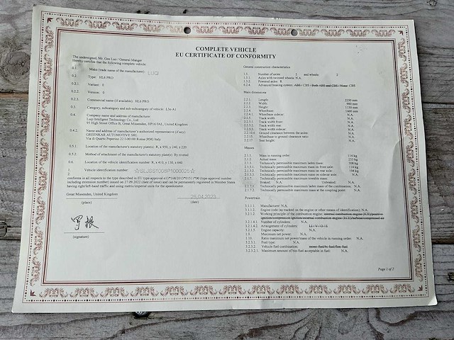 Luqi hl6 pro motorfiets - afbeelding 13 van  22