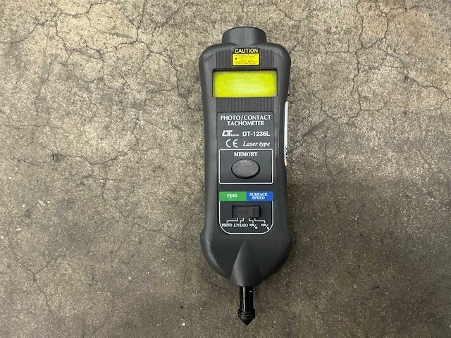 Lutron dt-1236l photo/contact tachometer - afbeelding 2 van  6