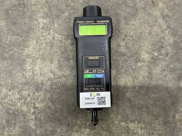 Lutron dt-2236 photo/contact tachometer - afbeelding 2 van  5