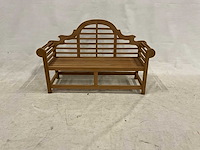 Lutyens tuinbank 165 cm. - afbeelding 1 van  4