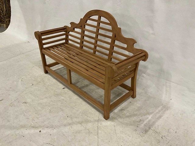 Lutyens tuinbank 165 cm. - afbeelding 3 van  4