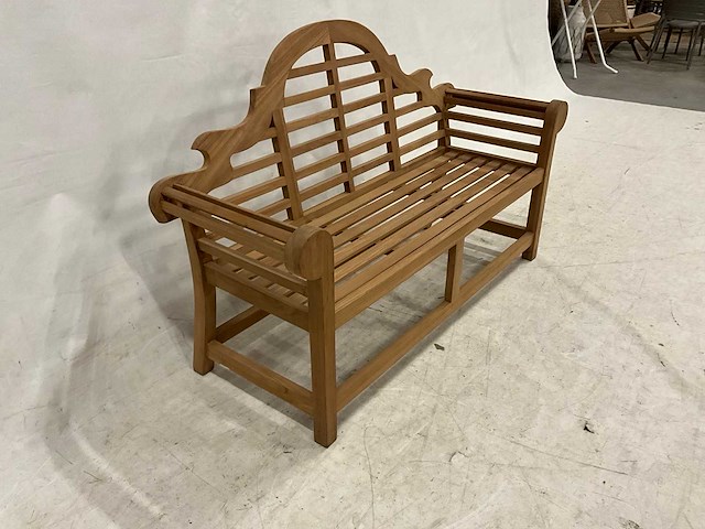 Lutyens tuinbank 165 cm. - afbeelding 4 van  4