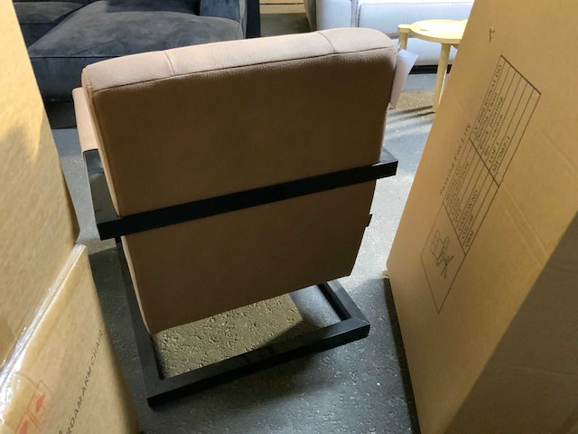 Lux sofas living stripe fauteuil - afbeelding 3 van  4