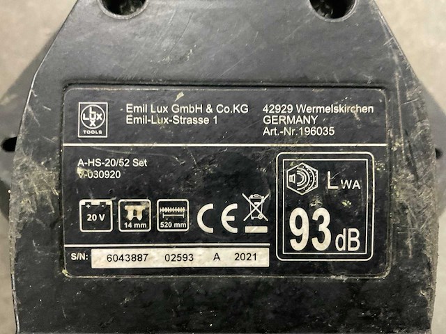 Lux tools accu grasmaaier en heggenschaar - afbeelding 2 van  10