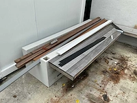 Luxcom u-tuinbank met wand - afbeelding 5 van  8