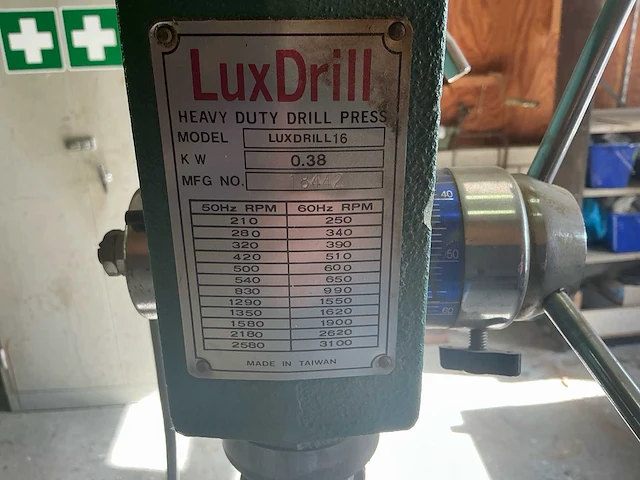 Luxdrill luxdrill16 kolomboormachine - afbeelding 2 van  7