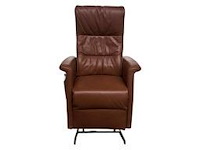 Luxe echt lederen relax sta‑opstoel met elektrische verstelbare functie - afbeelding 5 van  5