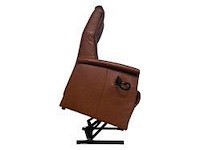 Luxe echt lederen relax sta‑opstoel met elektrische verstelbare functie - afbeelding 3 van  5