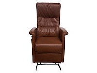 Luxe echt lederen relax sta‑opstoel met elektrische verstelbare functie - afbeelding 5 van  5