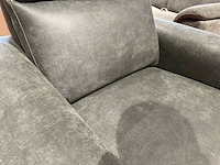 Luxe fauteuil sitdesign, olive groen - afbeelding 4 van  6
