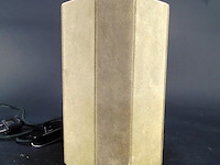 Luxe geheel lederen tafellamp - afbeelding 4 van  5