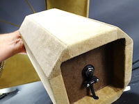 Luxe geheel lederen tafellamp - afbeelding 5 van  5