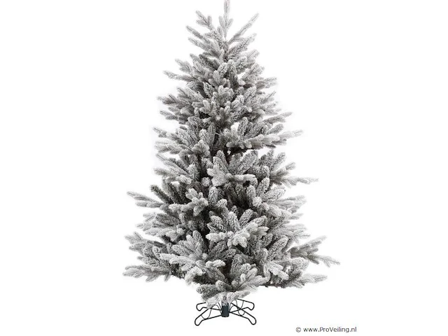 Luxe kunstkerstboom djill pine 185 cm snow - afbeelding 1 van  3