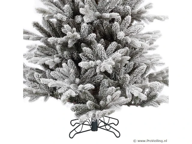 Luxe kunstkerstboom djill pine 185 cm snow - afbeelding 3 van  3