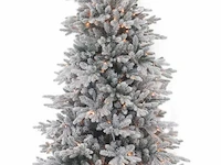 Luxe kunstkerstboom djill pine 215 cm snow + led