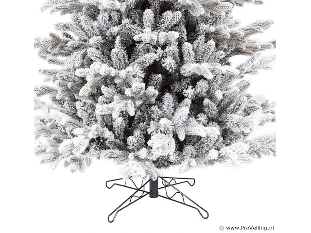 Luxe kunstkerstboom djill pine 240 cm snow - afbeelding 3 van  3