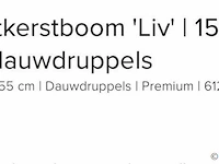 Luxe kunstkerstboom liv 155 cm - afbeelding 4 van  4